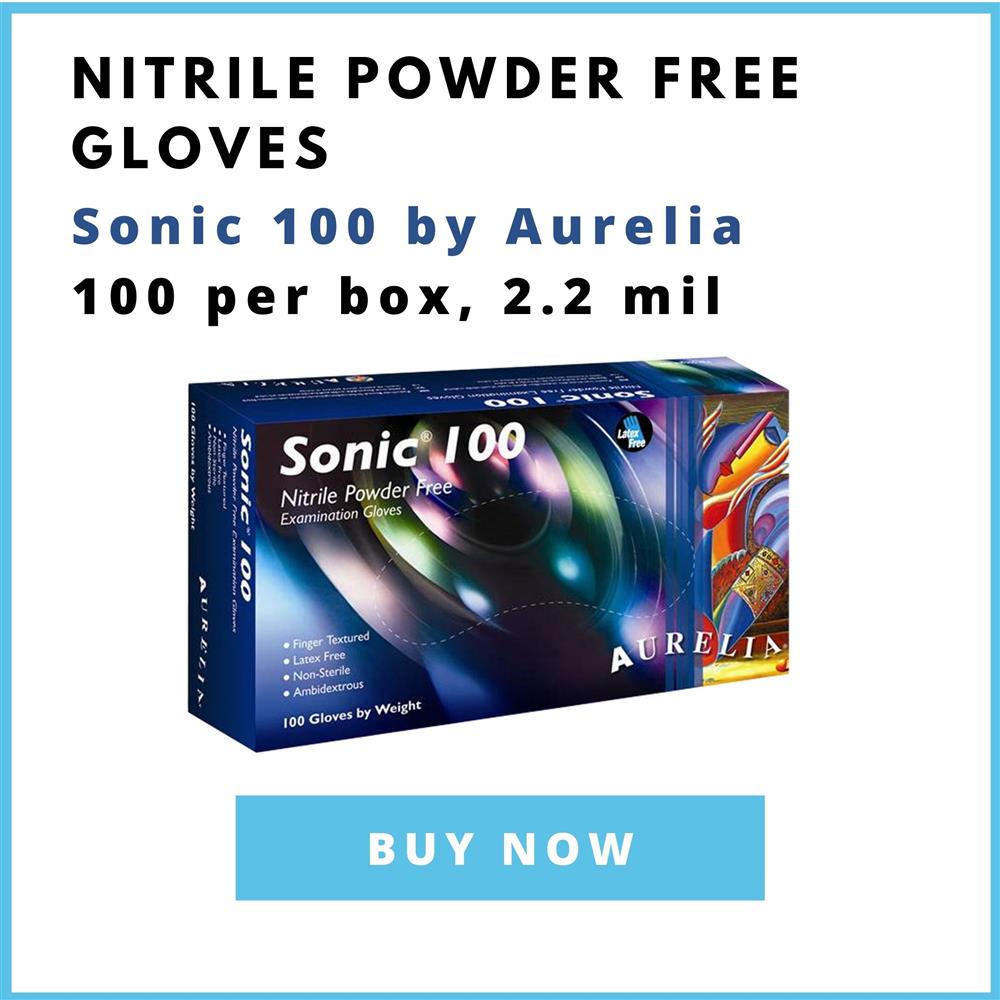 Aurelia Sonic Powder free gloves
