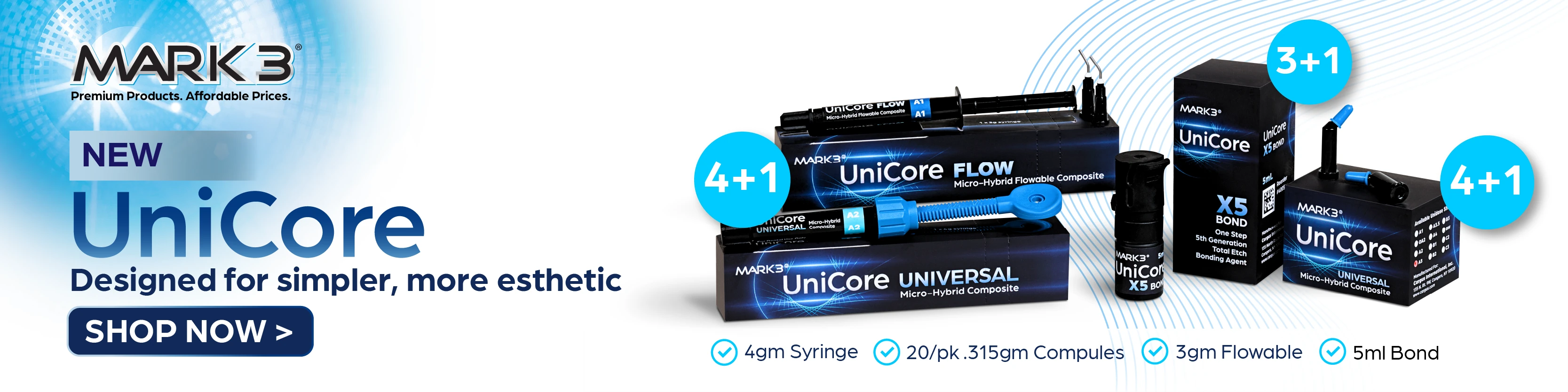 MARK3 UniCore products promotion