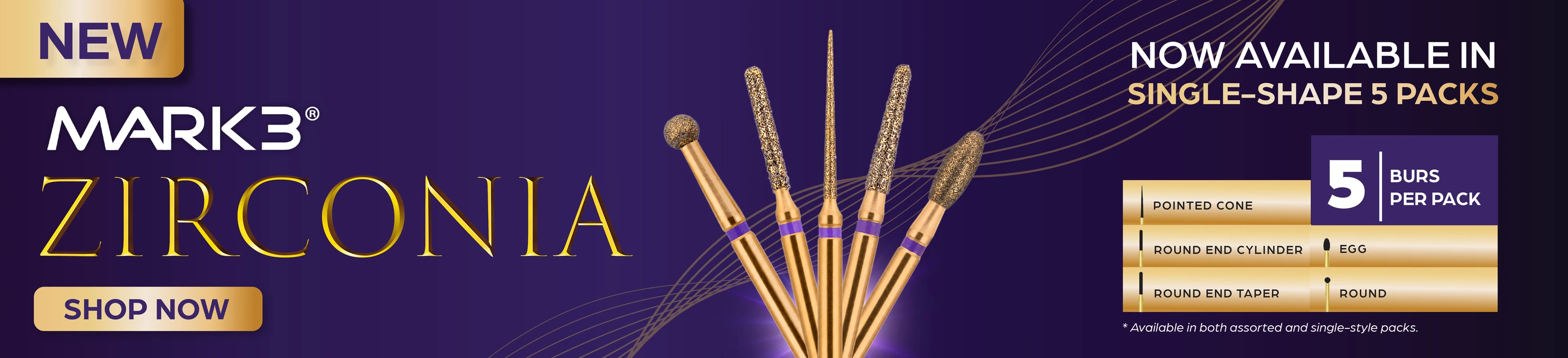 MARK3 Zirconia diamond burs promotion