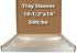 Tray Sleeves Plastic-500/pk-Ritter B-10.5x14-Mark3-Dental Supplies