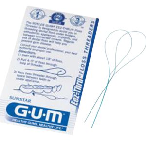 GUM Eez-Thru Floss Threaders-Sunstar Americas-Dental Supplies