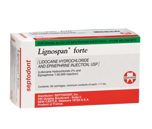 Picture of Lidocaine Green 2% 1:50,000 with Epinephrine 50/bx. - Cook-Waite