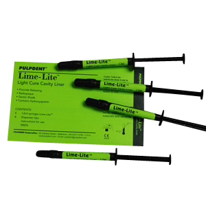Lime-Lite Light Cure Cavity Liner - Pulpdent - dental supplies