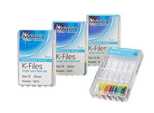 K-Files 6/pk - MARK3  - dental supplies
