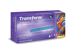 Transform Nitrile Powder-Free Examination Gloves 200/pk - Aurelia