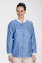 Protect Plus Disposable Lab Jackets Hip Length Ceil Blue Large 10/pk - MARK3