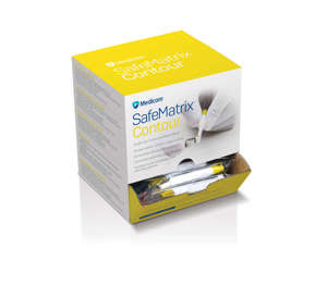 SafeMatrix ® - Single use, Pre-Assembled, Contoured Matrix Bands 50/pk - Medicom