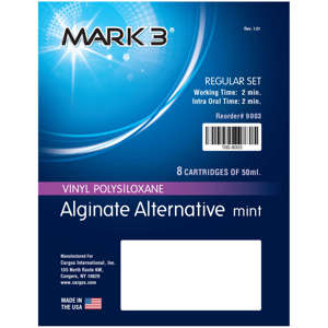 MARK3 Alginate Alternative Regular Set 50ml Cartridges 8/pk