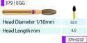 Blue Streak Zirconia Diamond Burs Assorted Pack 5/pk. - MARK3®