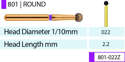 Blue Streak Zirconia Diamond Burs Assorted Pack 5/pk. - MARK3®