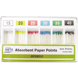 Picture of Absorbent Paper Points #45 200/pk - Meta - Expiration Date 02.2027